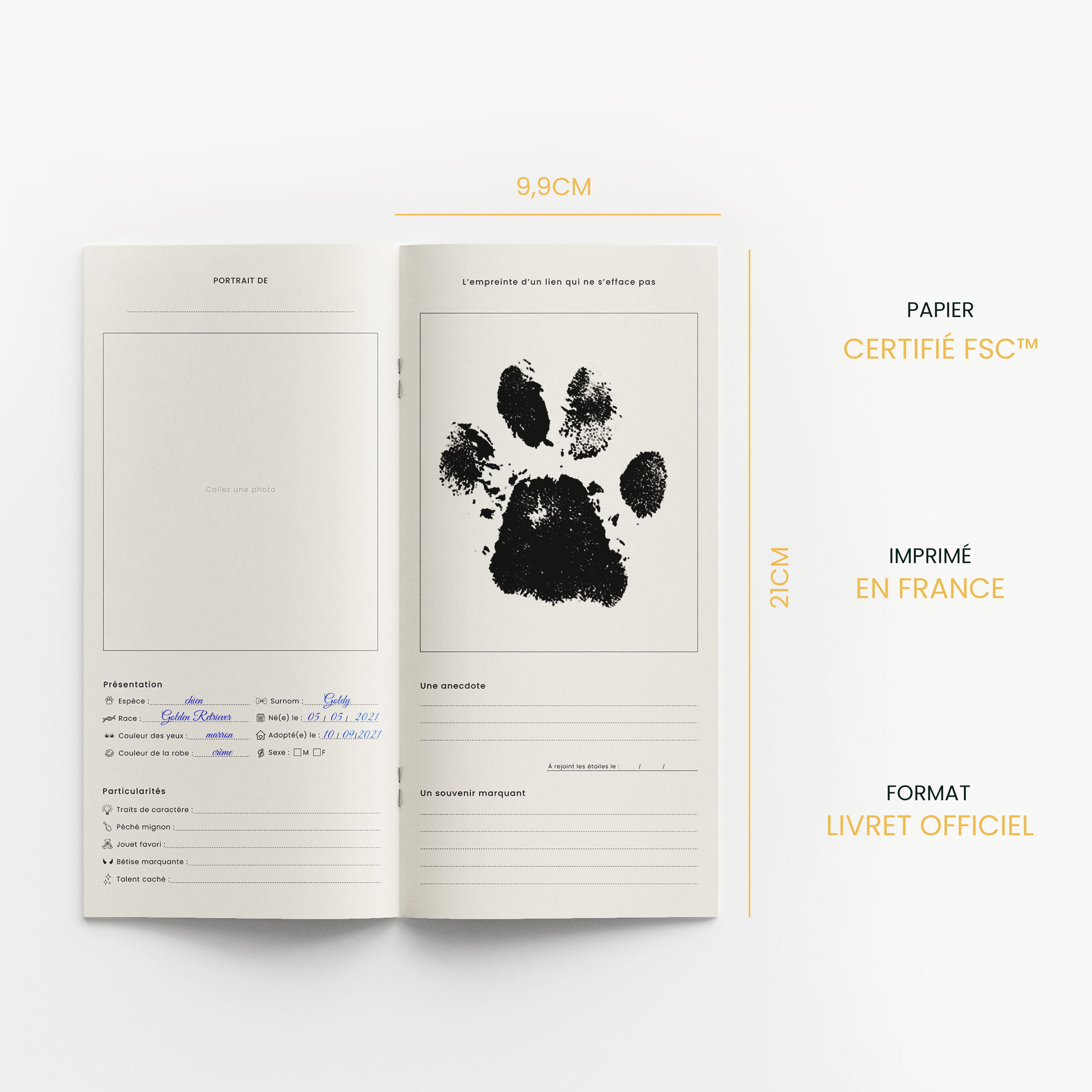 Pack livret animalier x50 - ANIMADN