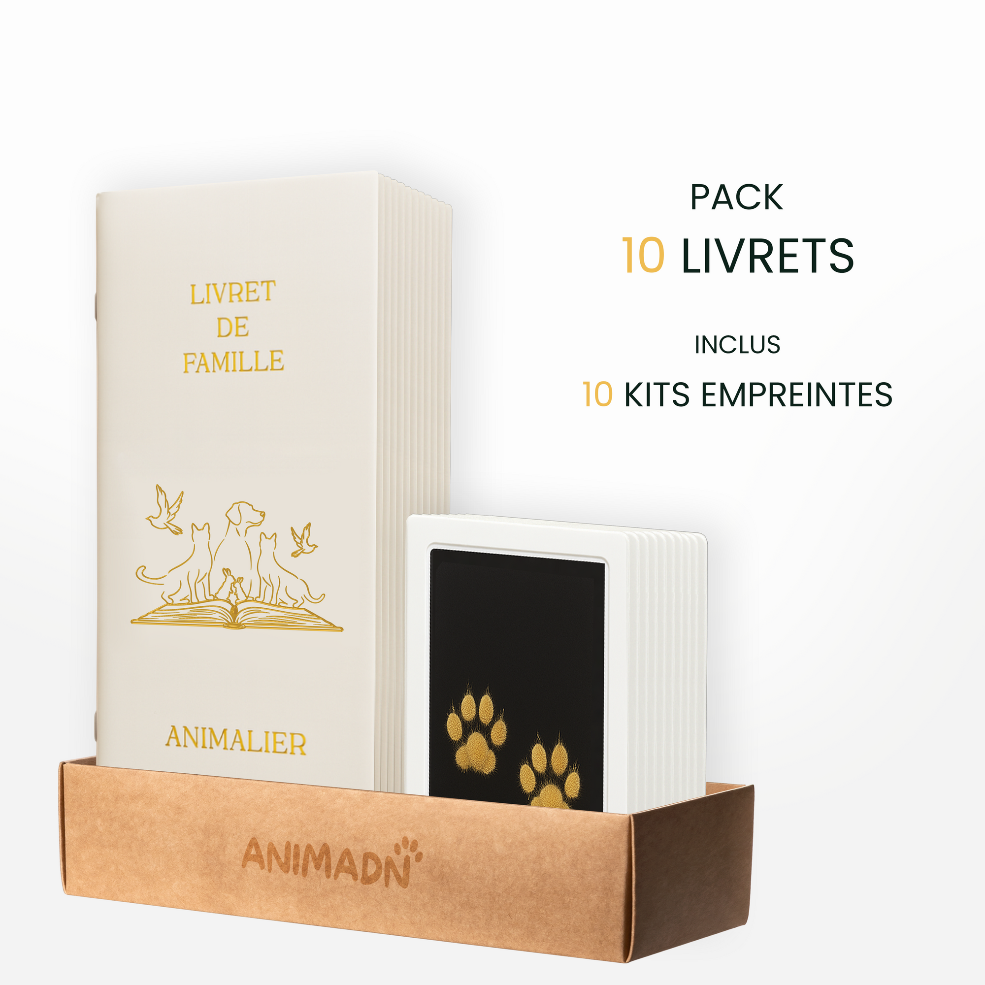 Pack livret animalier x10 - ANIMADN