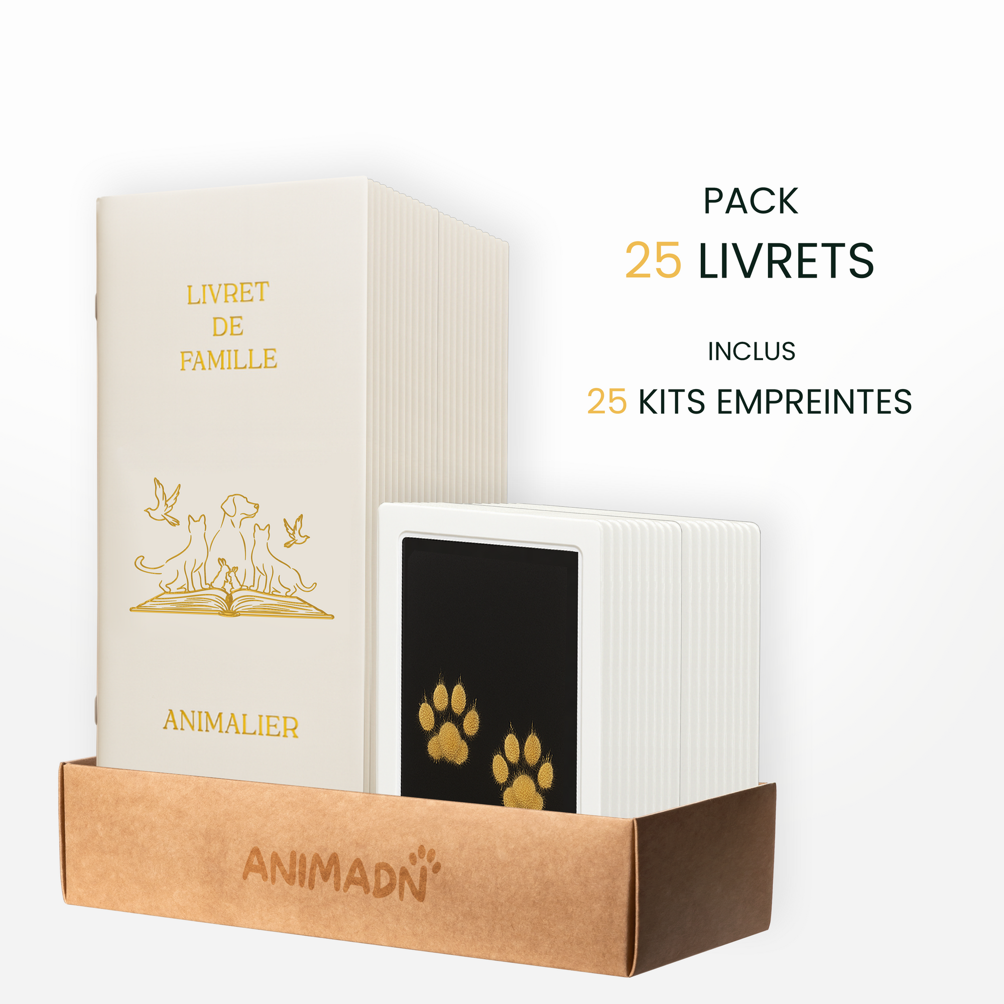 Pack livret animalier x25 - ANIMADN